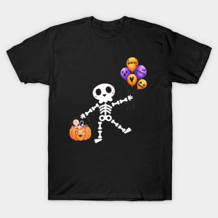 halloween skeleton T-Shirt